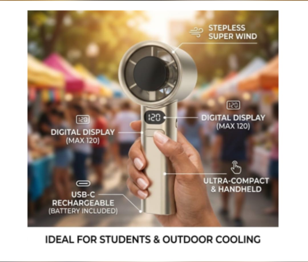 M11 Rechargeable Mini Handheld Fan (1pic)